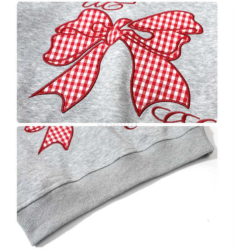 Sanrio Girls Red Checkered Bow Set Childrens Korean Fashion Little Girls Hoodie and Pants Two Piece Set Girls Childrens Clothing H251216