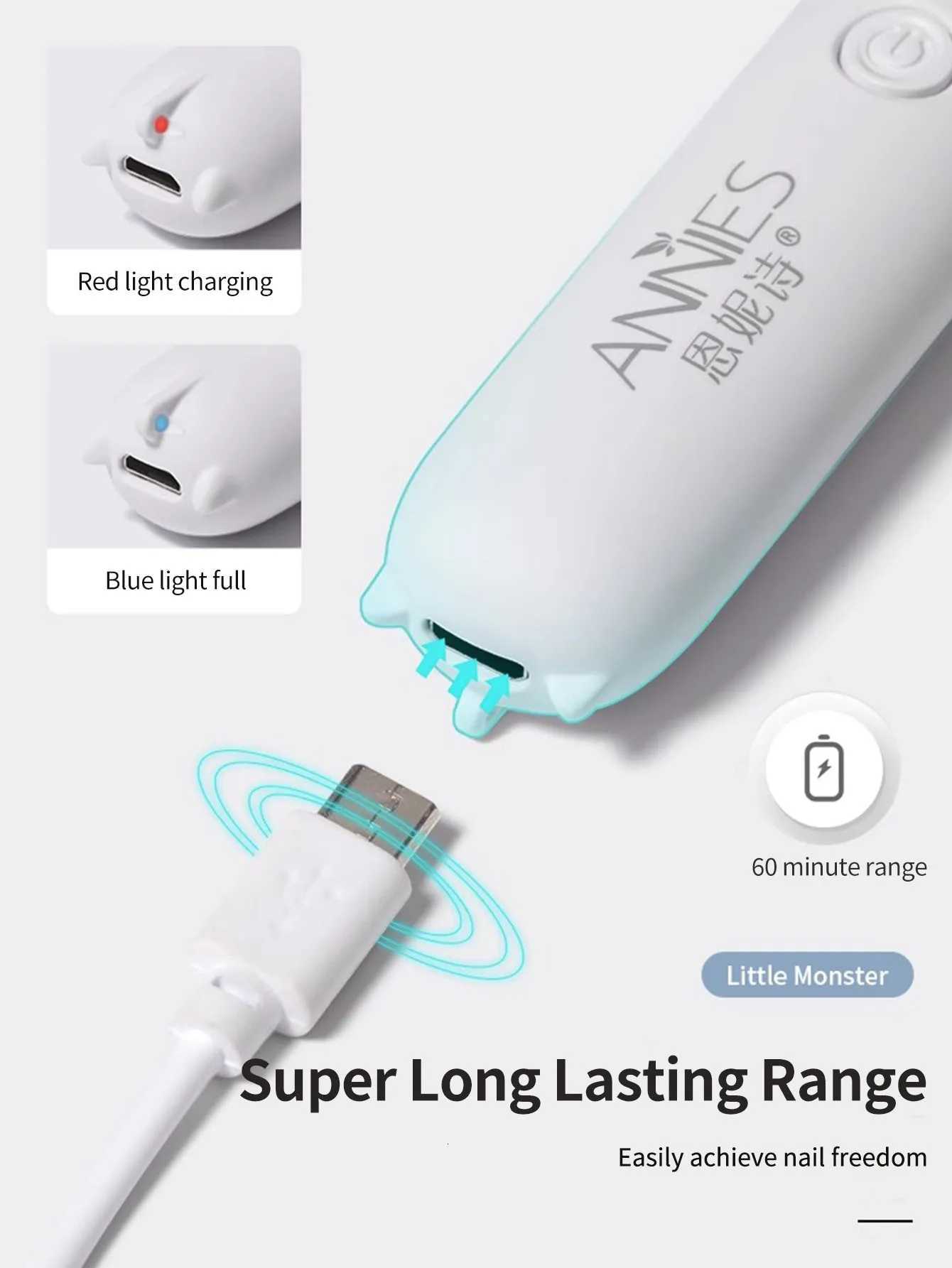 3W Mini Nail Dryer Quick-Drying UV Lamp Manicure Machine Finger Nails Art Gel Polish Nail Dryer LED Nail Lamp Manicure ToolsT251216
