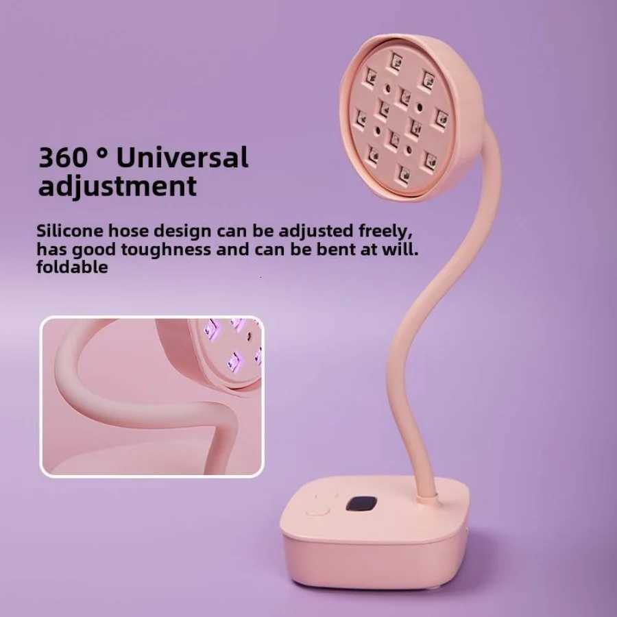Nail Art Lamp Rechargeable Portable Light Mini Nail Art Lamp Small Led Baked Nail Diamond Lamp Uv Lamp Built-In Battery Baking LampT251216