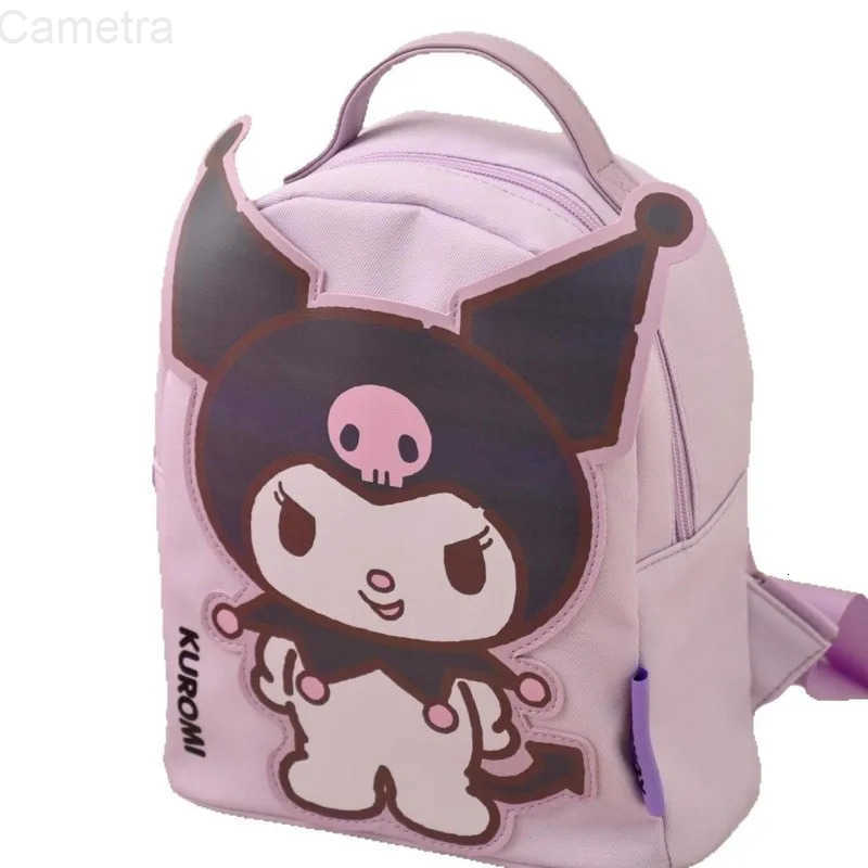Sanrio Cartoon Hello Kitty My Melody Kuromi 3D student large capacity backpack Kawaii handbag shoulder bag Holiday gift H251216