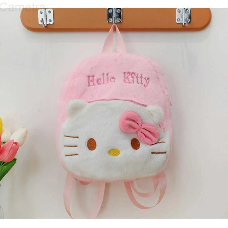 Sanrio Japanese-Style Kuromi Cartoon Cute Double-Shoulder Schoolbag For Children Perfect For Going To School Shopping For Gifts H251216