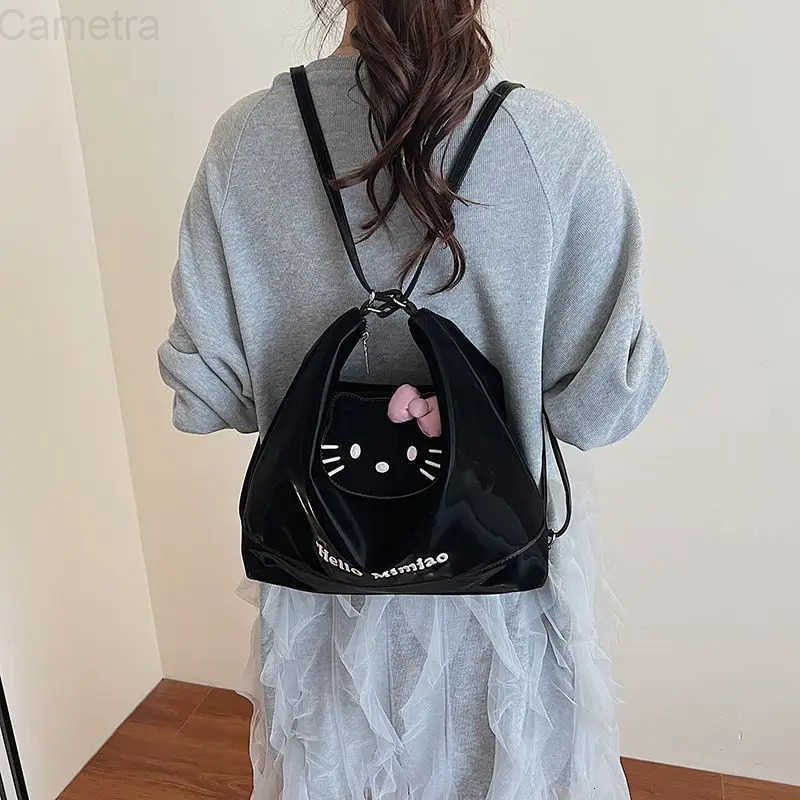Sanrio Kitty Cute Shoulder Bag Hello Kitty Shoulder Bag Large Capacity Fashion Sweet Style Student Girl Shop Tote Bag Shoulder Bag New H251216