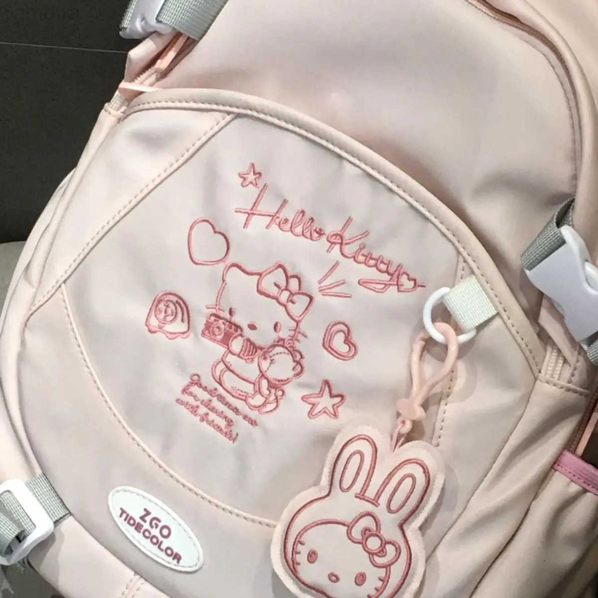 Sanrio Hellokitty Good-looking Large-capacity Student Backpack Lightweight School Bag Gift Travel Outing H251216