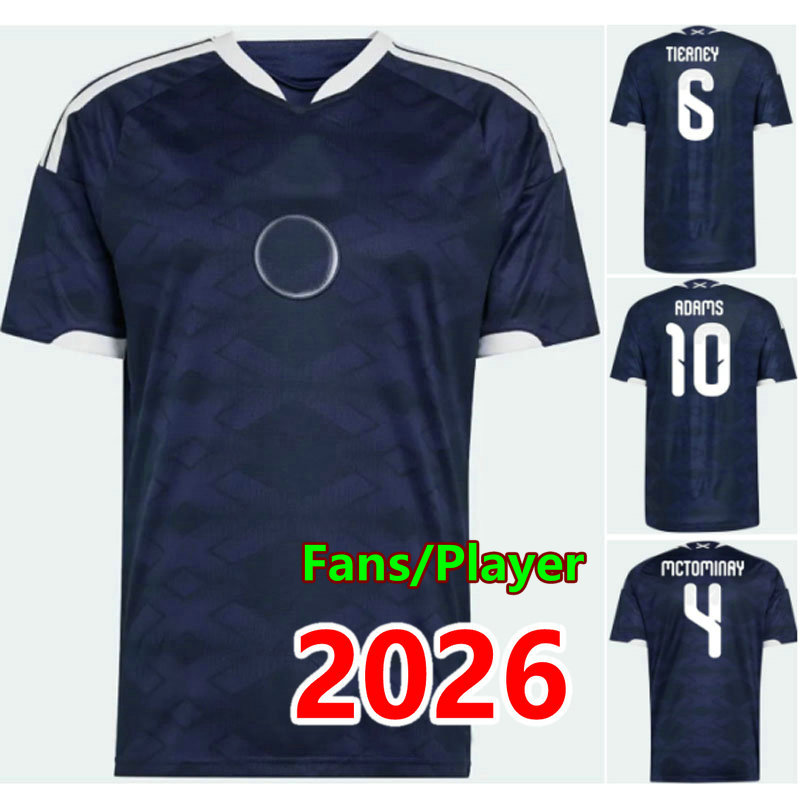 2026 Scotland soccer jerseys 26 27 McTominay Gilmour Ferguson McGinn Tierney Robertson football shirts SHANKLAND CHRISTIE home away third adult maillots de futol