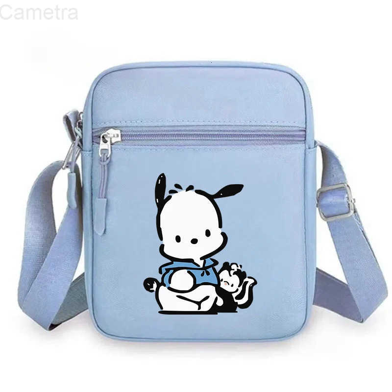 Sanrio Anime Cartoon Pochacco Crossbody Mobile Phone Bag Kawaii Women Daily Travel Messenger Shoulder Pouch Zipper Students Coin Purse H251216
