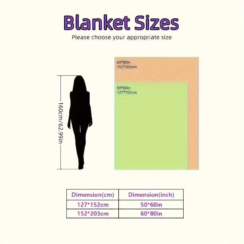 Cozy Plush Throw Blanket - Comfortable Imitation Rabbit Hair Reversible Blanket Thermal Fleece Blanket Nap Blanket H251216 - view 3