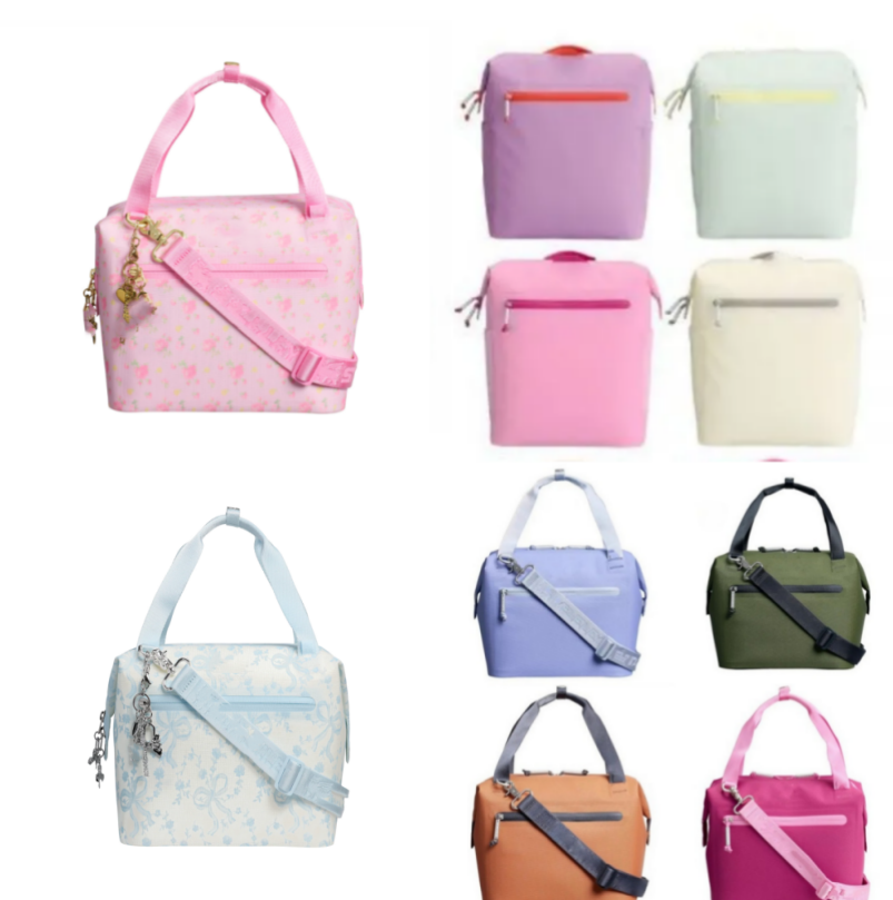 US Warehouse LoveShackFancy Lunch Bag Box All Day Julienne Mini Soft Cooler 10-Can Cooler 40oz Tumblers Water Bottle Cups Ibiza Sunset Backpack