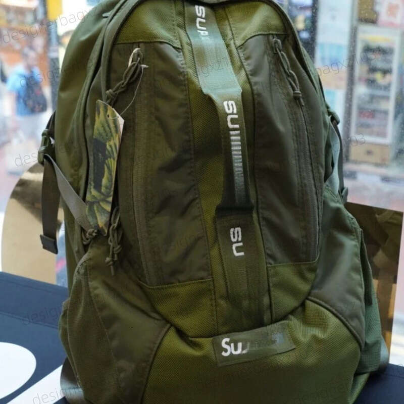Designer Bag Supremely Backpack Luxury Bag Supremelywallet Student College Bag Men And Women Fashion Casual Outdoor Large Capacity All Match Sports Travel City Bag