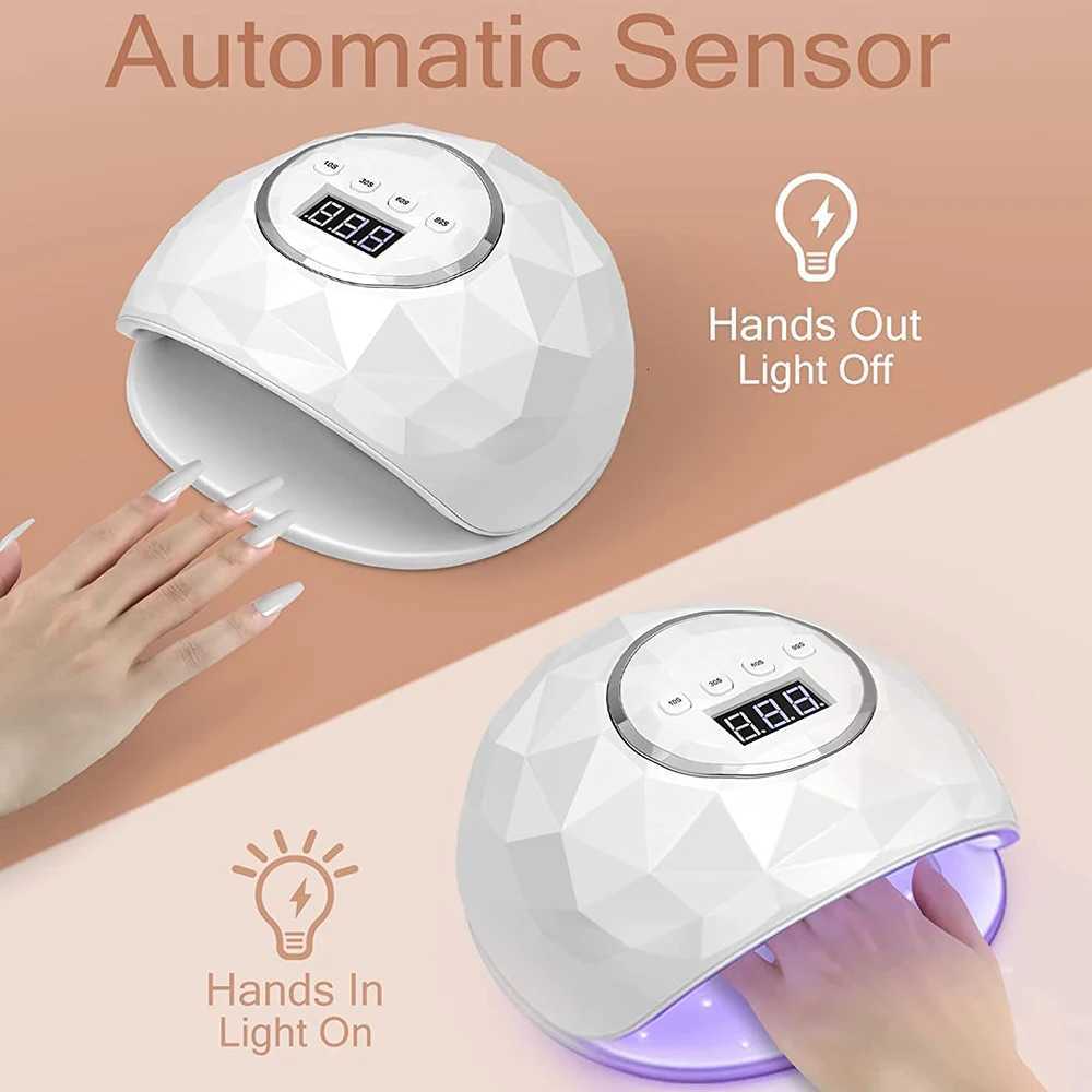 UV LED Lamp For Nails Drying Manicure Lamp With Memory Function LCD Display Professional LED Nail Lamp For Nail Art Salon ToolsT251216