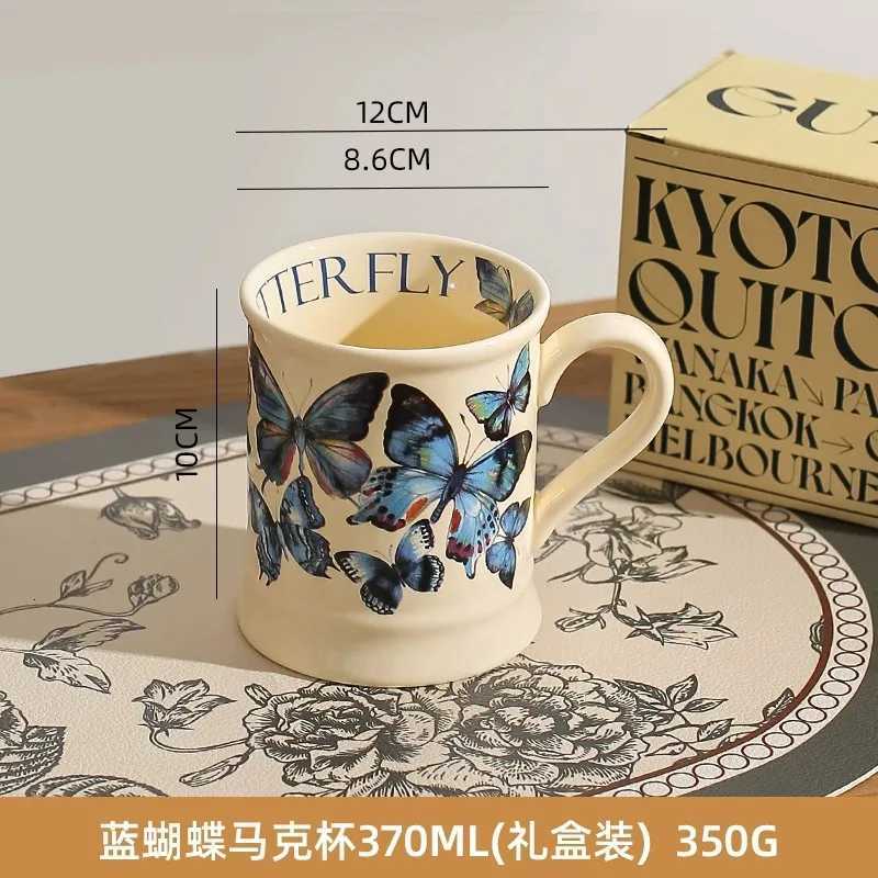 Xiaohongshu Pattern Retro g Ceramic Water Cup Gifts For Couples Off Cup H251215