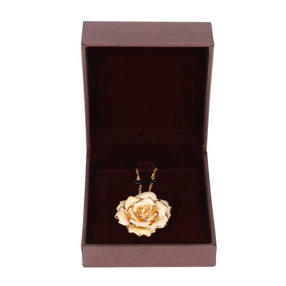 30mm Golden Necklace Chain With 24k Gold Dipped Pendant For Women Dressing Accessory Necklace Women Jewelry Gift Golden Necklace M251216