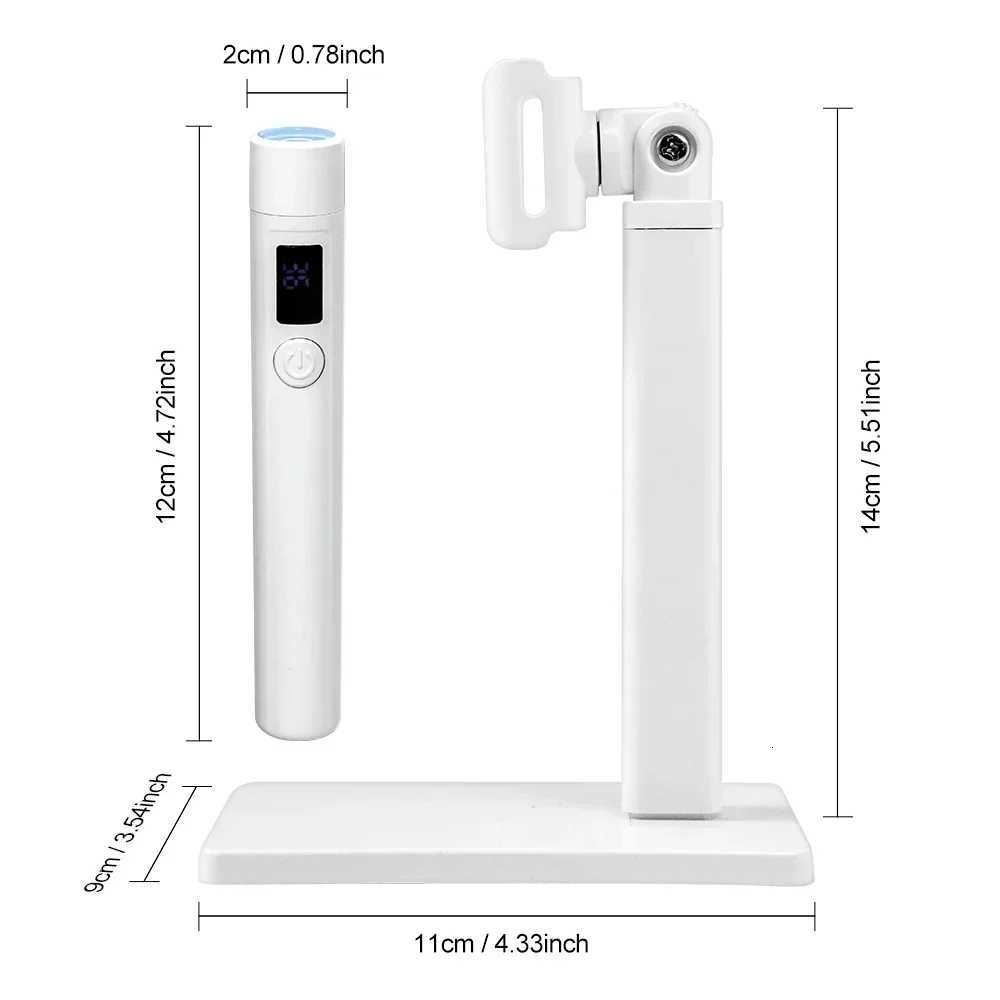 Professional Nail UV LED Lamp Desk With Display Rechargeable Portable Mini Nail Dryer Stand UV Lamp for Nails Art RemovableT251216