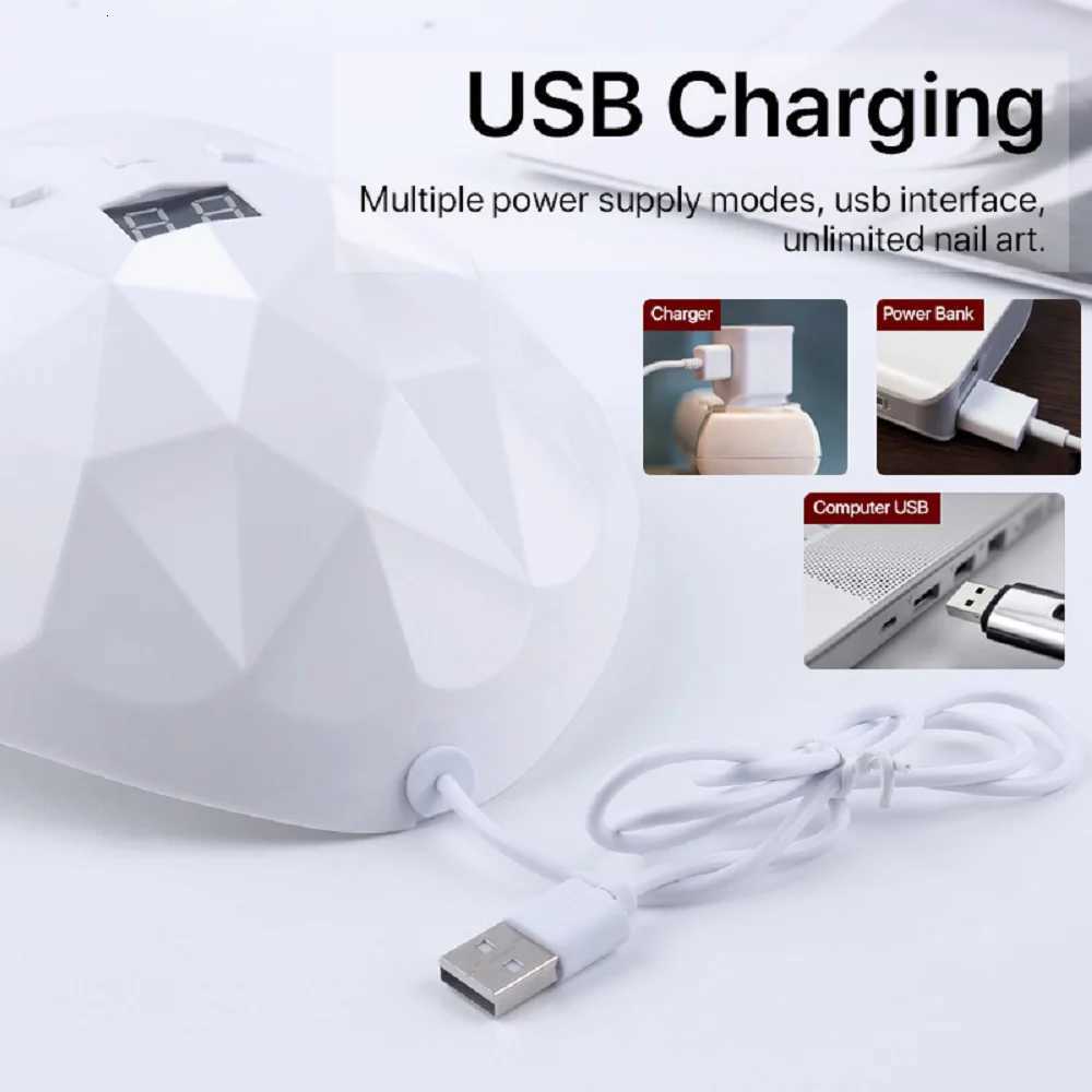 LINMANDA Nail Lamp 88W 18LED Uv Light for Nails Curing Lamp 3 Timer Setting Nail Dryer Gel Polish Light With Automatic SensorT251216