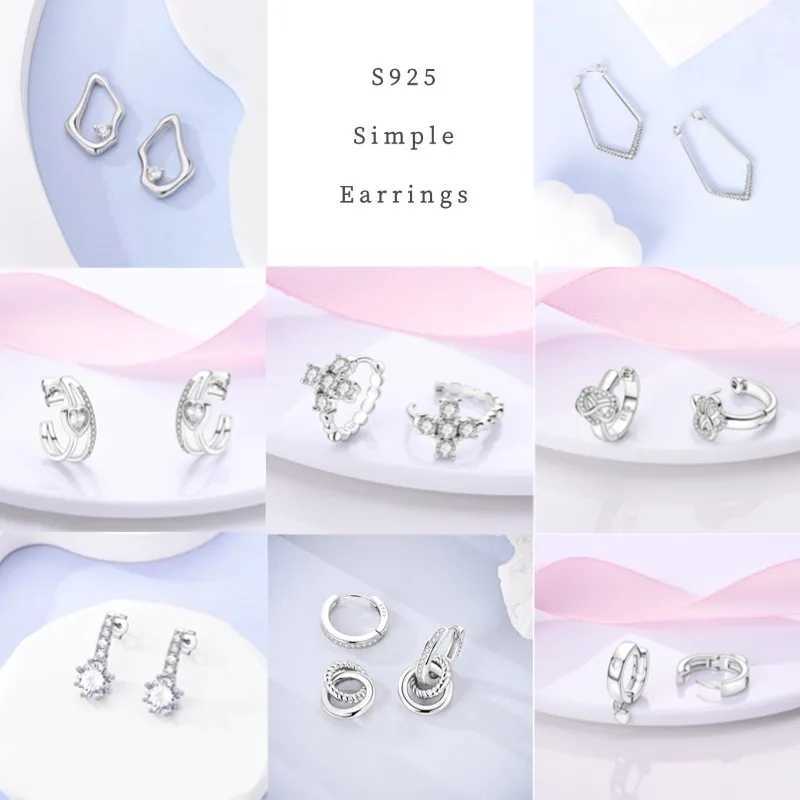 Sparkling Drop Pearl Earrings 925 Sterling Silver Round Ball White Shell Pearl Vintage Hoop Earrings For Women Jewelry G251216