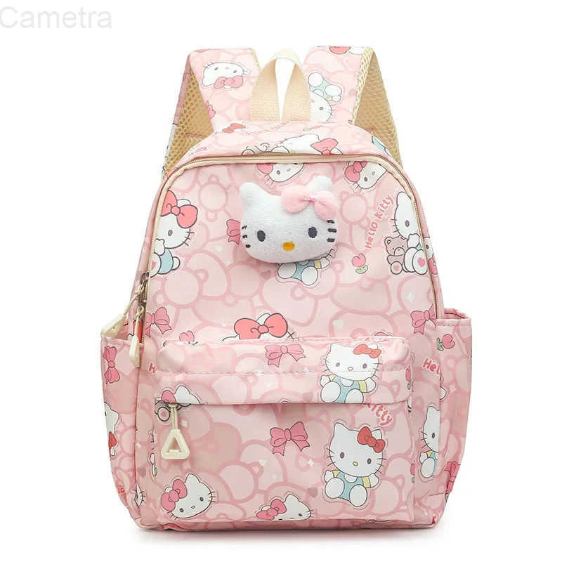 Sanrio Kuromi Child Hello Kittys Backpack New School Bag Cute Cartoon Large Capacity Cinnamoroll Packet Anime Figure Kawaii H251216