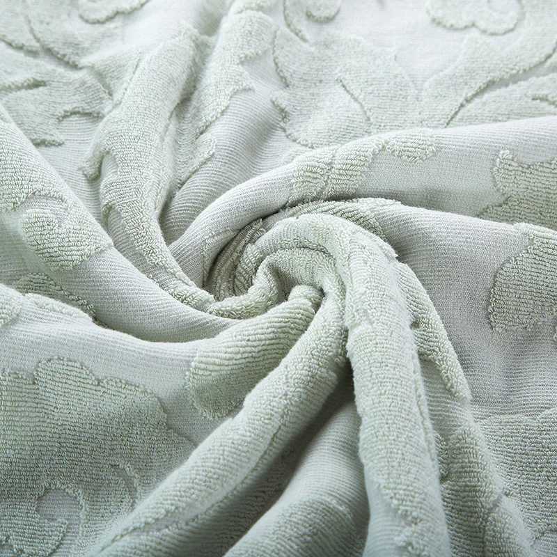 Jacquard Blanket Solid Color Bed Linen 100 Cotton Blankets Skin-friendly Plaid Sofa Towel Nap Blanket Home Bedspread H251216 - view 4