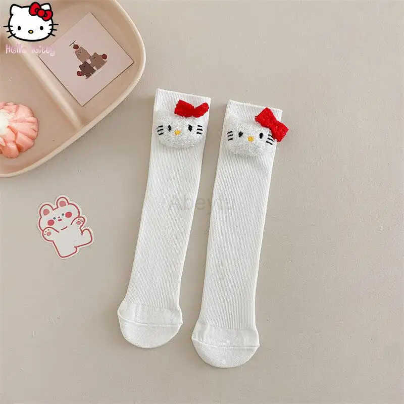 Sanrio 2Pcs Anime Girls Pullover Spring Autumn New Kuromi Kawaii Cartoon Child Long Sleeved Sweet Fashion Sweatshirt Sweatpants H251216