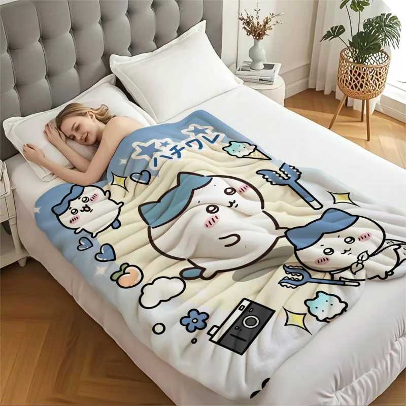 Cute Chiikawas Printed Blanket Soft Comfort Flannel Throw Multifunctional Leisure Blanket for Home Office Camping Travel Gift H251216 - view 6
