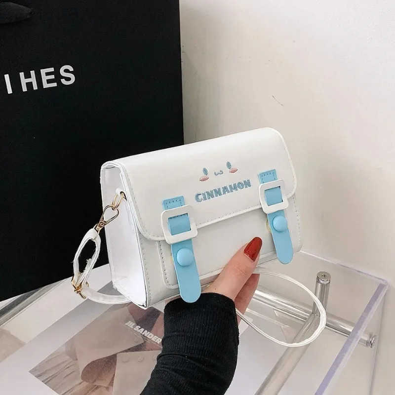 Sanrio Pu Square Bag Anime Shoulder Bags Kawaii Messenger Tote Cute Cartoon Backpacks My melody Cinnamorol Kuromi Fashion Bags H2512161