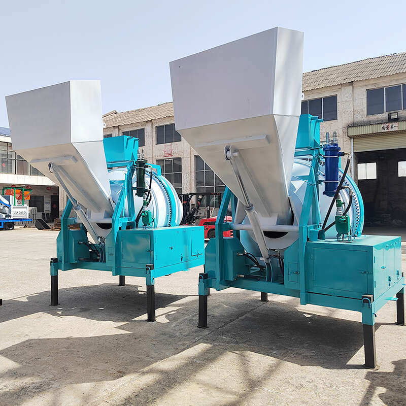 Compact Mini Portable Concrete Mixer with Polyethylene Drum Lightweight for Home Renovation and Garden