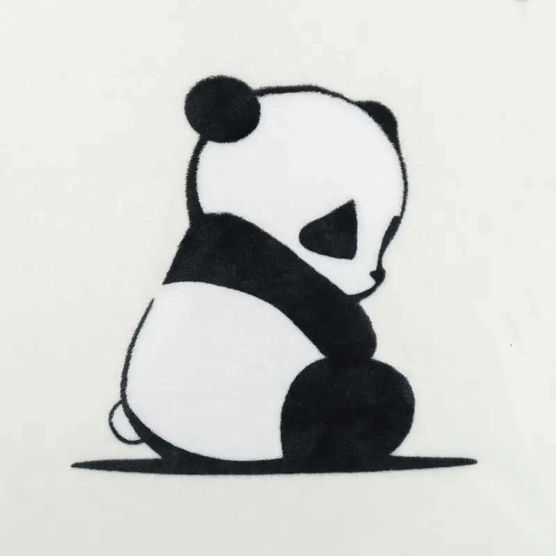 Cartoon Panda Blanket Double-sided Flannel Quilt Thickened Student Dormitory Air Conditioning Woollen Carpet Flannel Polyester H251216 - view 4