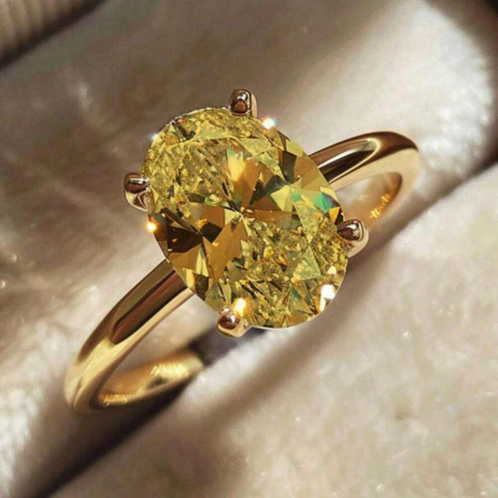 Wholesale 10K 14K 18K Vvs Moissanite Engagement Rings Women 925 Silver Diamond Emerald Radiant Oval Cut Gold Ring Jewelry