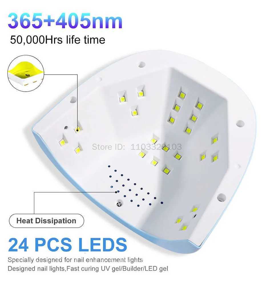 Professional UV LED Lamp for Nails Gel Drying Machine Nail Home Use Light UV Dry Gel Varnish USB Manicure Dryer Equipment ToolsT251216