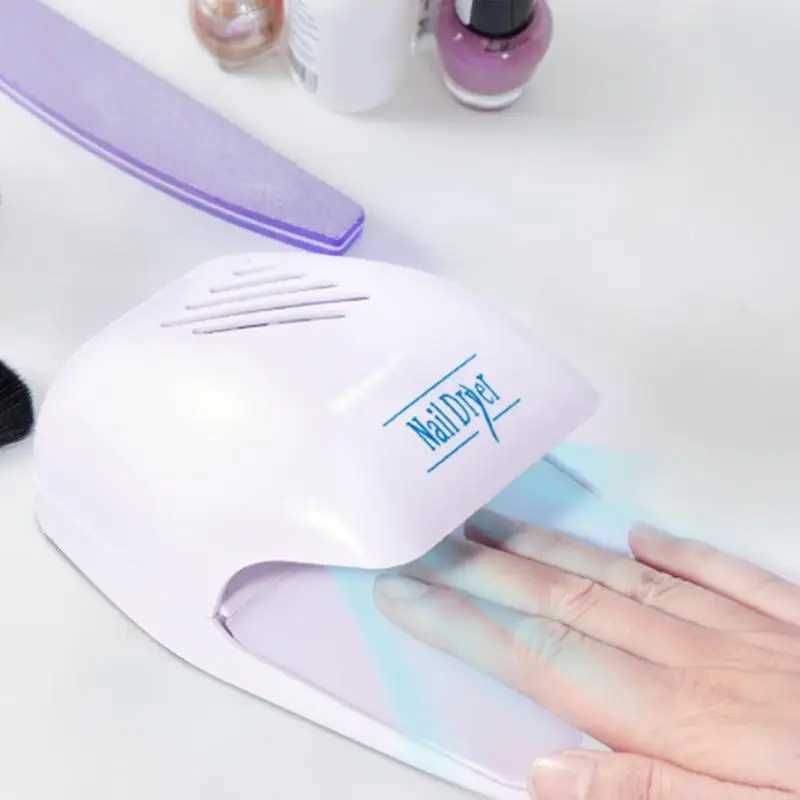Nail Polish Dryer Nail Fan Dryer Manicure Machine Nail Dryer For Regular Nail Polish Nail Glue One Key OperationT251216