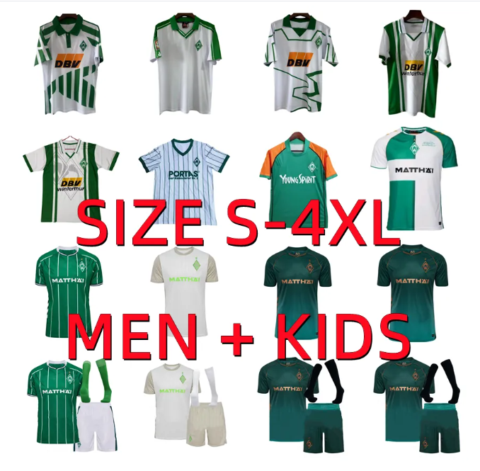 24 25 26 SV Werder Bremen Soccer Jerseys 2025 2026 DUCKSCH BITTENCOURT BUCHANAN BURKE FRIEDL KEITA FULLKRUG Home Away Football Shirt men kids kit retro 94 96 97 01 03 04