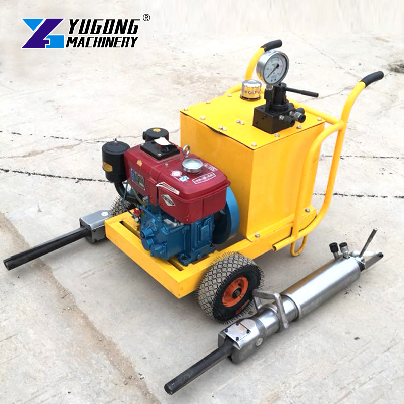 Multi-Power Portable Hydraulic Splitter: Diesel/Electric Rock & Concrete Demolition Tool