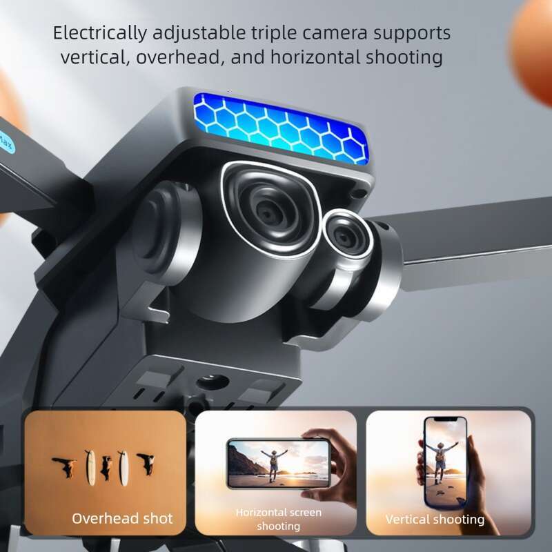 Famous Brand Cross Border S Aerial Photography Electric Lens Obstacle Avoidance Brushless Motor Optical Flow Remote Control Aircraft Toy Drone