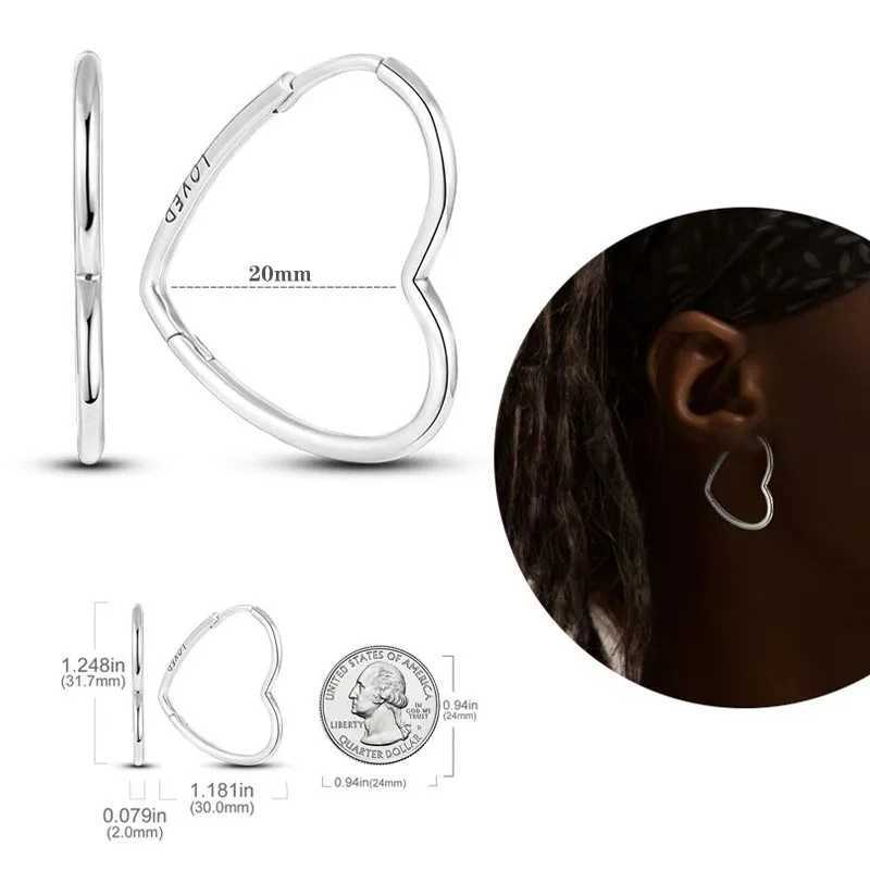 Charms White Heart-Shaped Earrings Studs Plata De Ley 925 Silver Pendant Womens Fashionable Exquisite Jewelry gifts G251216