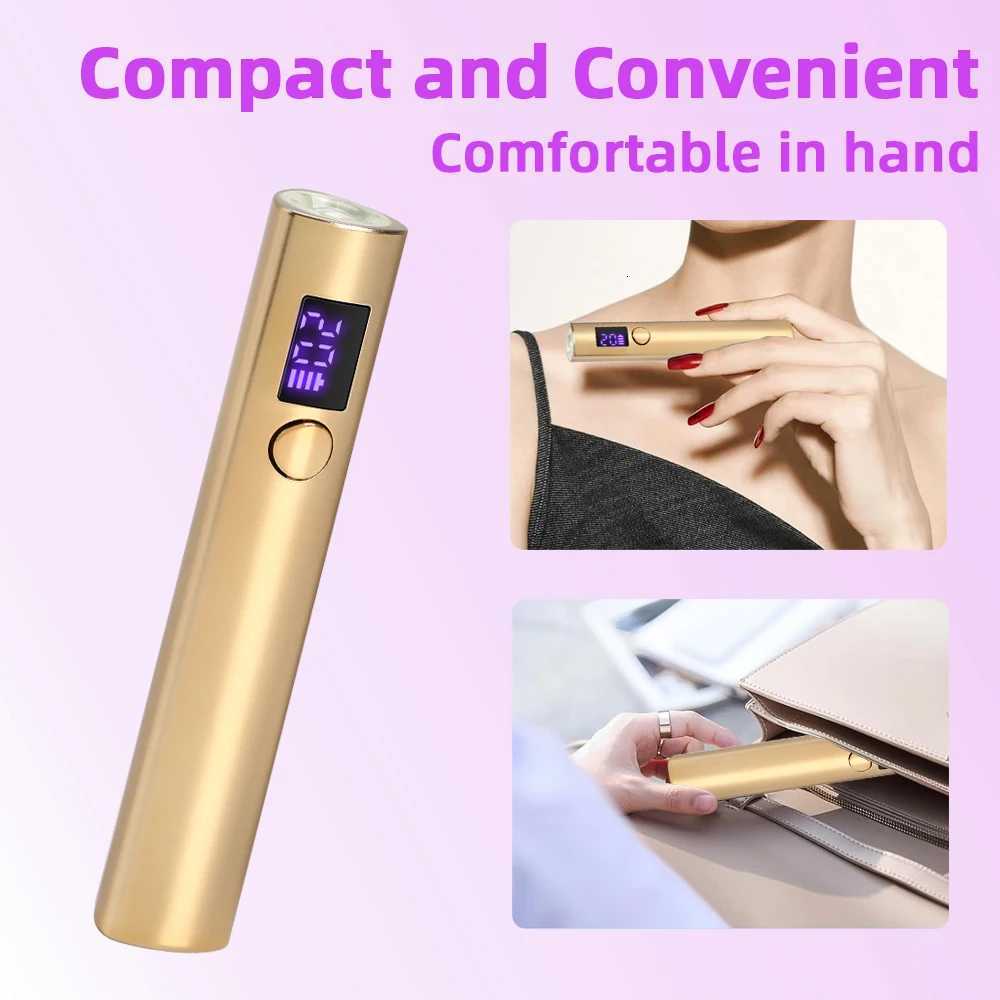 Portable Quick Dry Nail Dryer Machine Mini UV LED Nail Lamp For Home Salon Tools Professional Nail Phototherapy Flashlight PenT251216