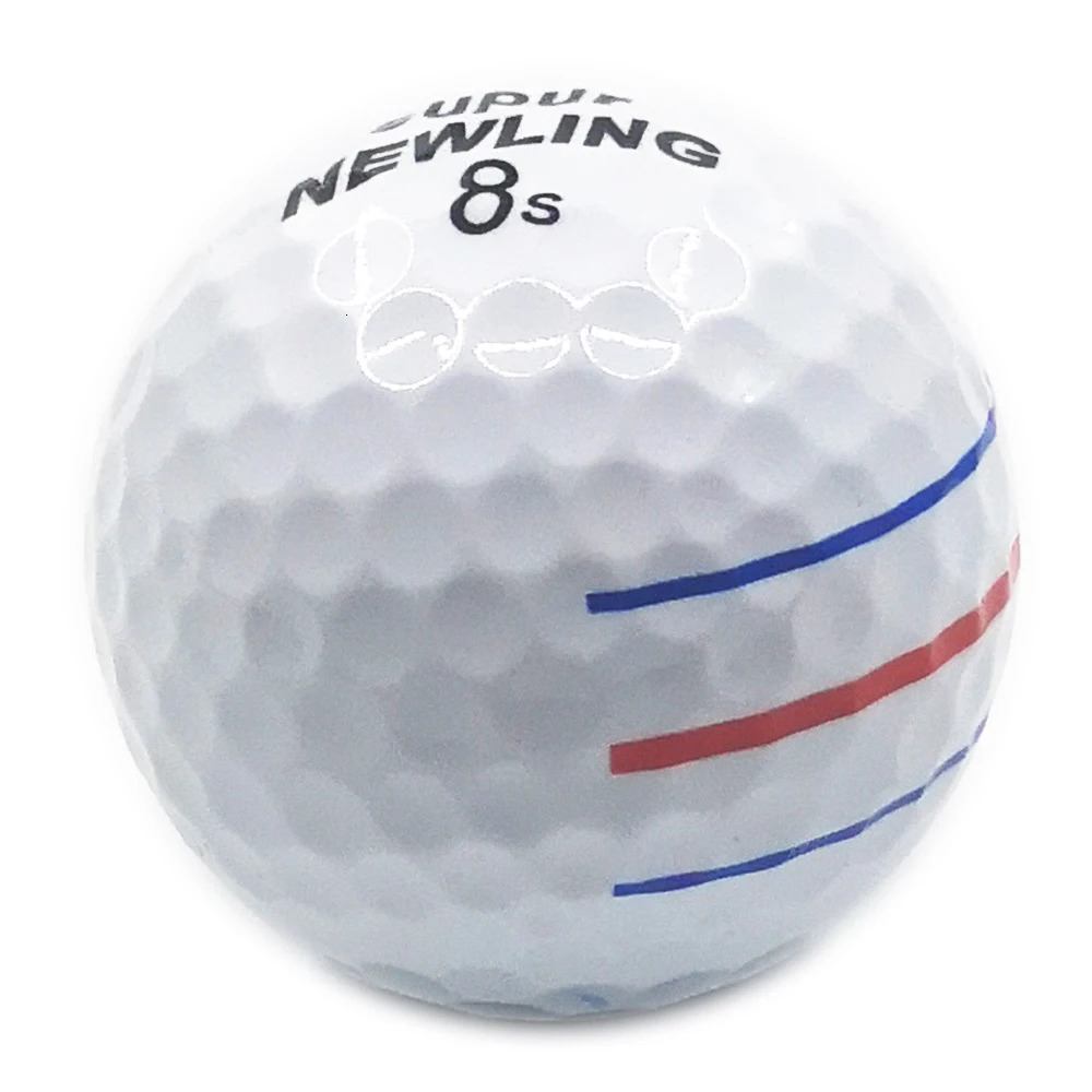3pcs/12pcs Brand Golf Ball 3 colour full aim lines 3-piece golf game ball Super Long Distance with retail package dropship 251211