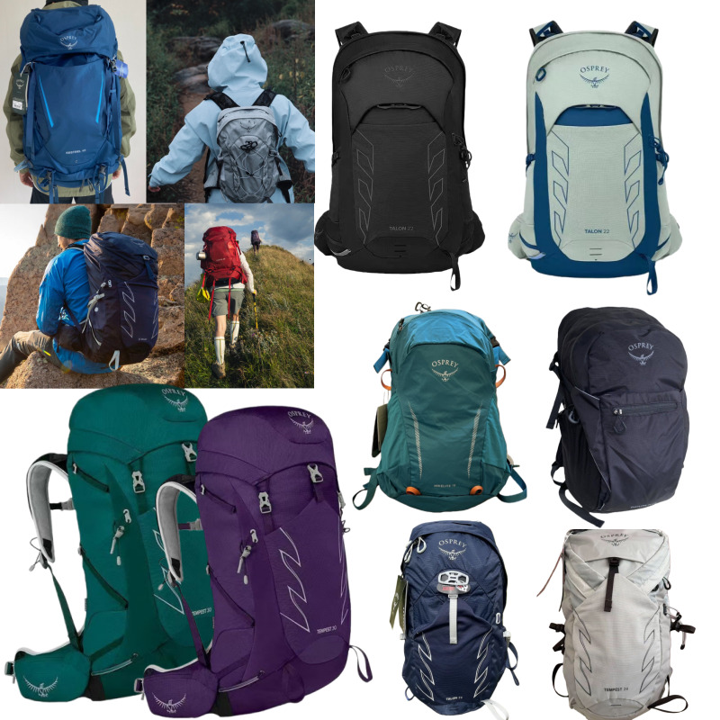 22-48L osprey Outdoor Hiking Backpack Lightweight Hiking Large Capacity Sports Backpack Heavy Duty Outdoor Sports Backpack Waterproof Multi Capacity Backpack ls