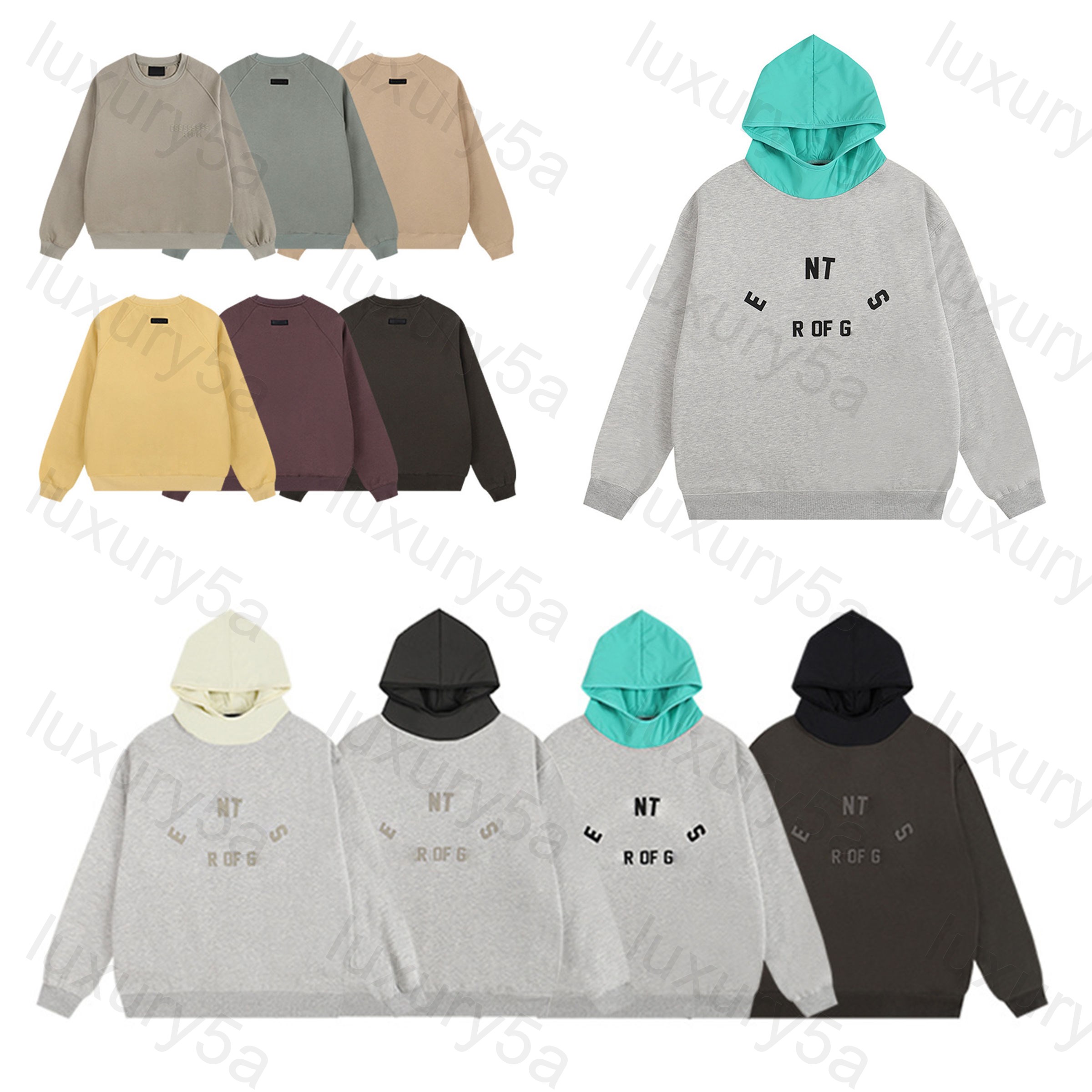 essintals luxury Designer Fashion Men Hoodie Women Hoodies Skate board Hip Hop Autumn Winter Oversize High Street Unisex Streetwear Hooded Couples Clothing Size