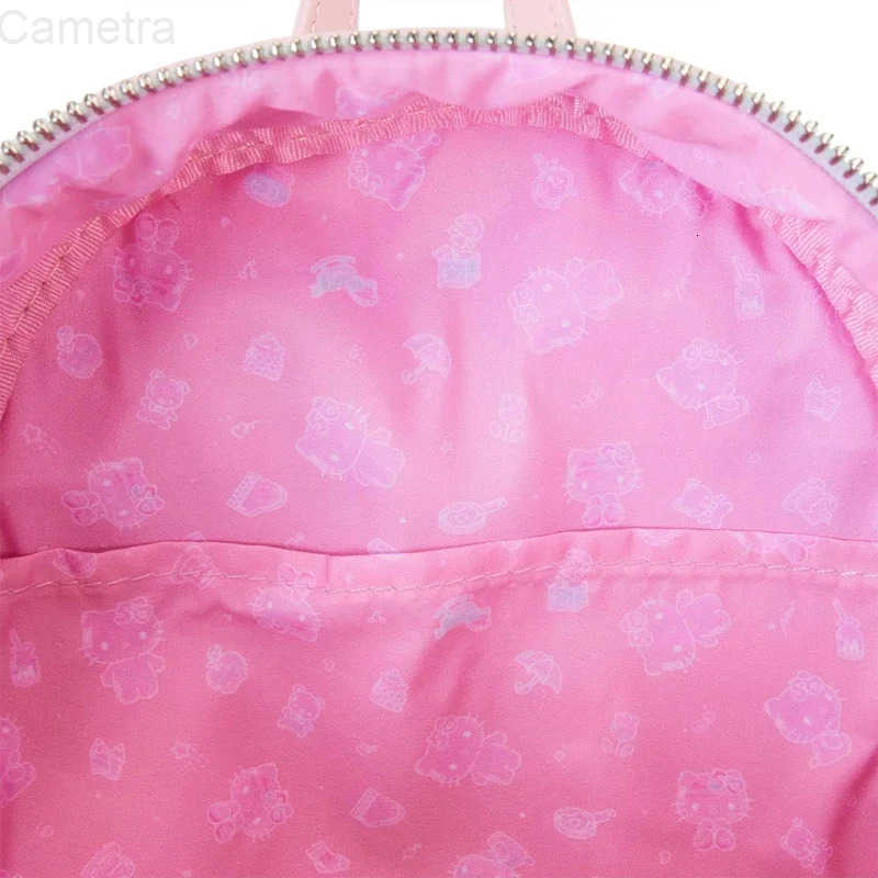 Sanrio Series Hello Kitty and Mimmy 50th Anniversary Clear Cute Cosplay Mini Backpack Wallet H251216