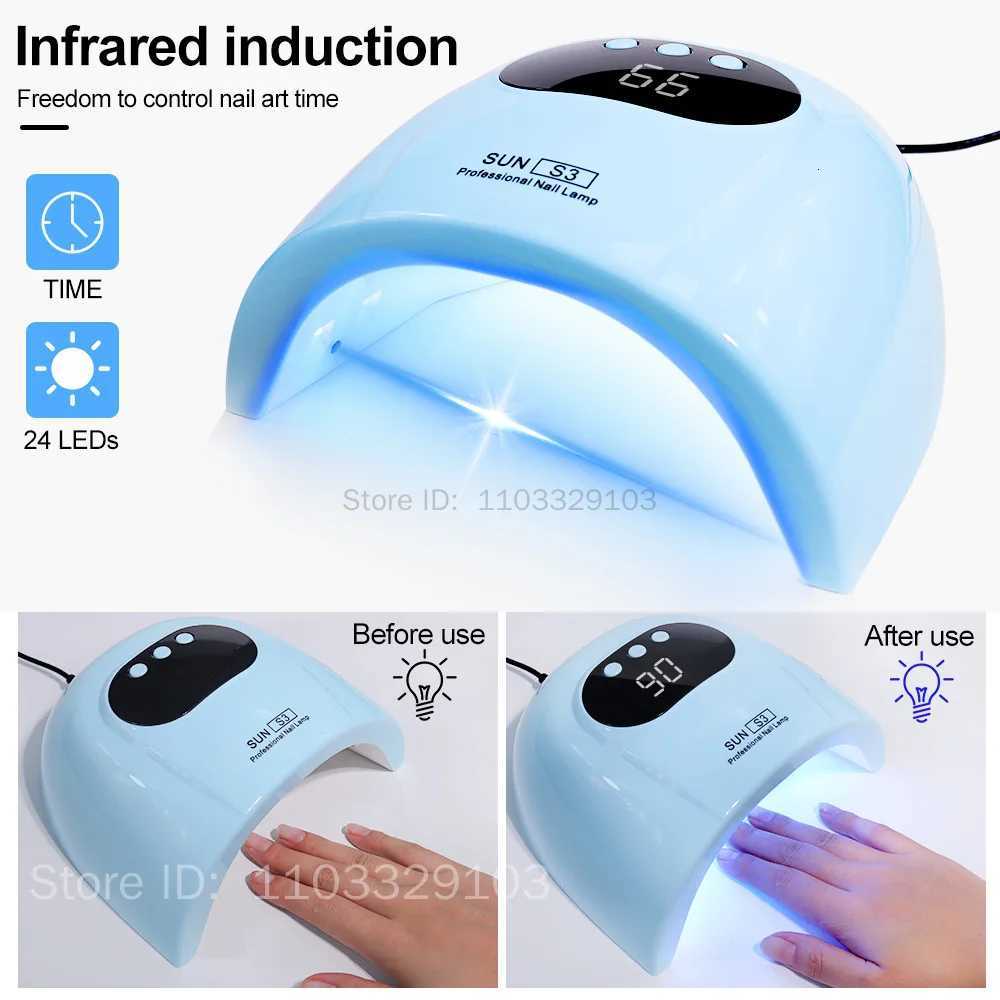 Professional UV LED Lamp for Nails Gel Drying Machine Nail Home Use Light UV Dry Gel Varnish USB Manicure Dryer Equipment ToolsT251216