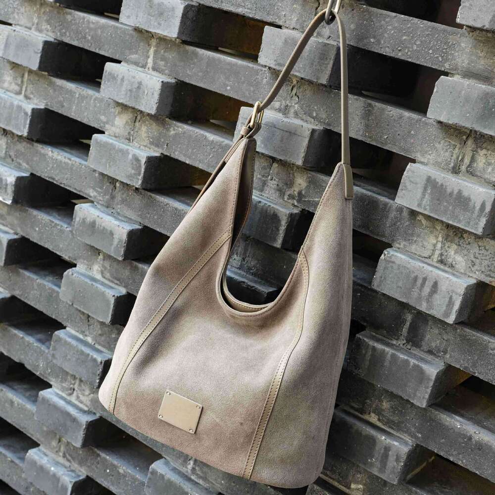 Luxury bag designer bag handbag Hobo large capacity single shoulder women's S leather retro crossover fashion matte cowhide casual niche style