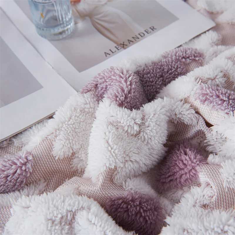 Bohemia Warmth Thickened Jacquard Blanket Autumn Winter Creative Geometric Pattern Sofa Blankets Keep Warm Plush Nap Comforter H251216 - view 6