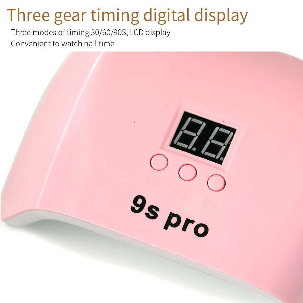 Nail Dryer Machine Portable USB Cable Home Use Nail Lamp For Drying Curing Nails Varnish With 24pcs Beads UV LED LampT251216
