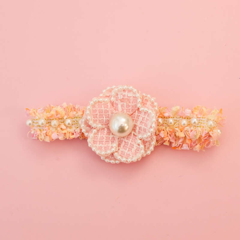 Collar Pet for Kittens and Small Dogs luxury Accessories Camellia Pearl Rose Flower High End Lady Princess Neckband Dogs & Accessories Flower