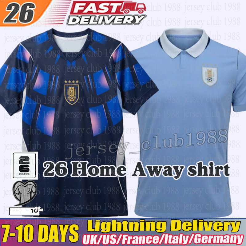 uruguay shirt Giorgian de Arrascaeta football jersey L.suarez Soccer Jerseys E.cavani F. Valverde N. Nandez Football Shirt kids kits uruguay jersey 2026 Soccer