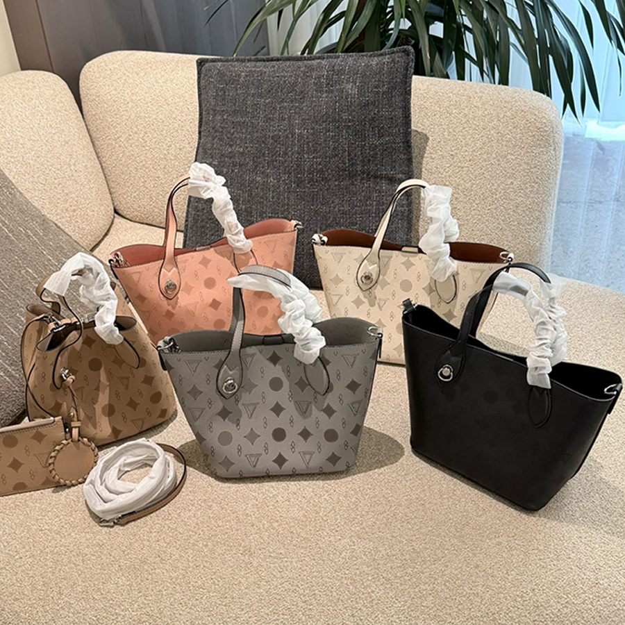 Leather Tote Bag Designer Shopping Bag Handbag Elegant Unisex Tote Bag Large Womens Luxury Handbag Genuine Crossbody Shoulder Bags Purses Travel Shopping Bags