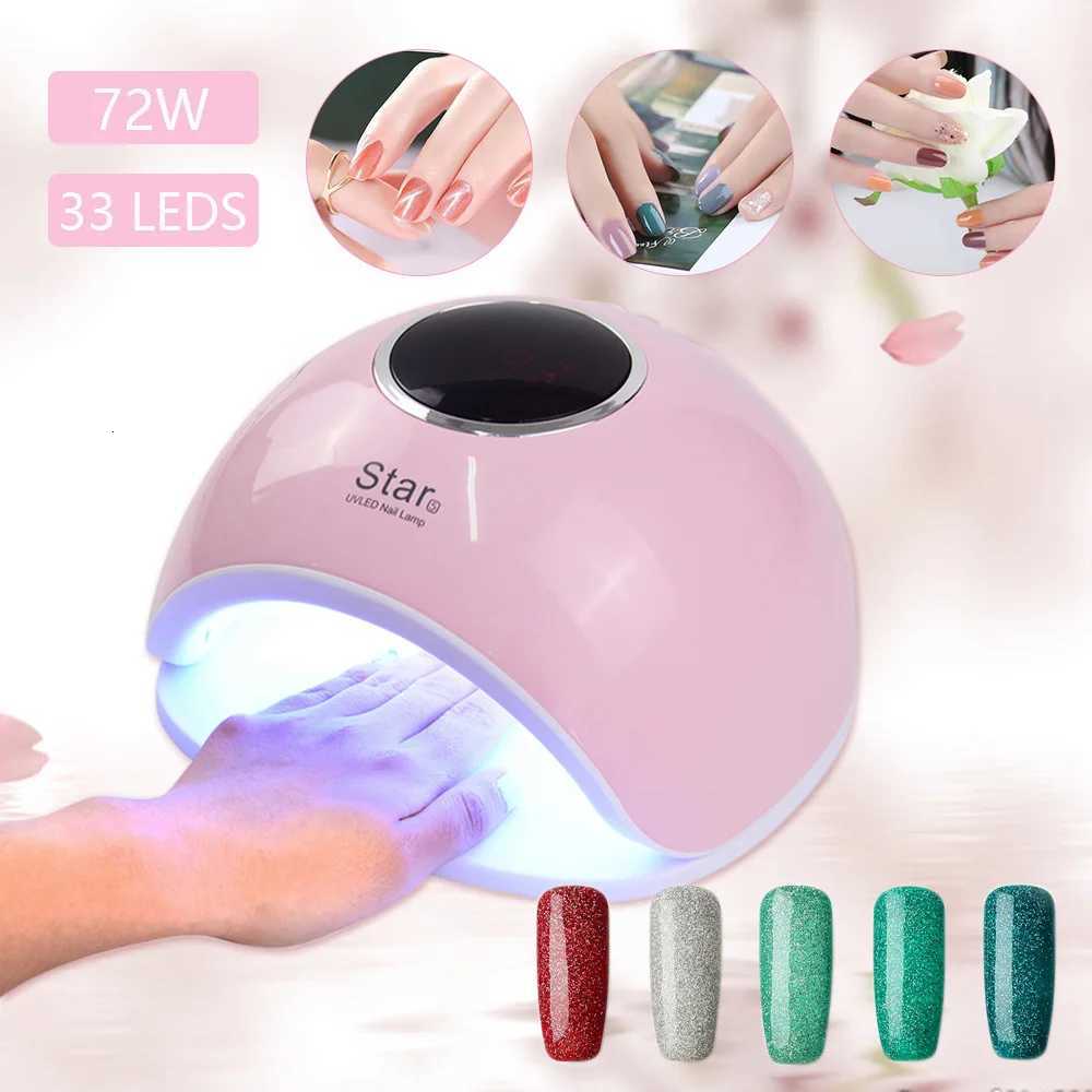 Nail Dryer LED Nail Lamp UV Lamp for Curing All Gel Nail Polish With Motion Sensing Manicure Pedicure Salon Tool GiftT251216