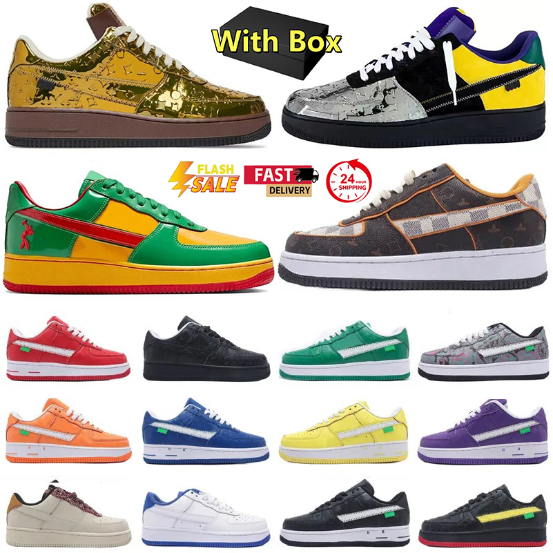 Designer Casual Shoes With Box Men Women Sports Sneakers Classic Triple White Black Mens Womens Trainers Outdoor Flat Walking Jogging Tennis Runners Shoe