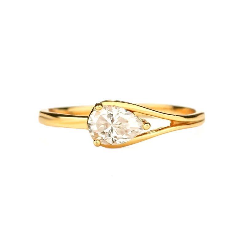 Ring designer rings Water Drop zircon for Women Ins Light Luxury Niche Temperament Ring Open Index Finger Ring