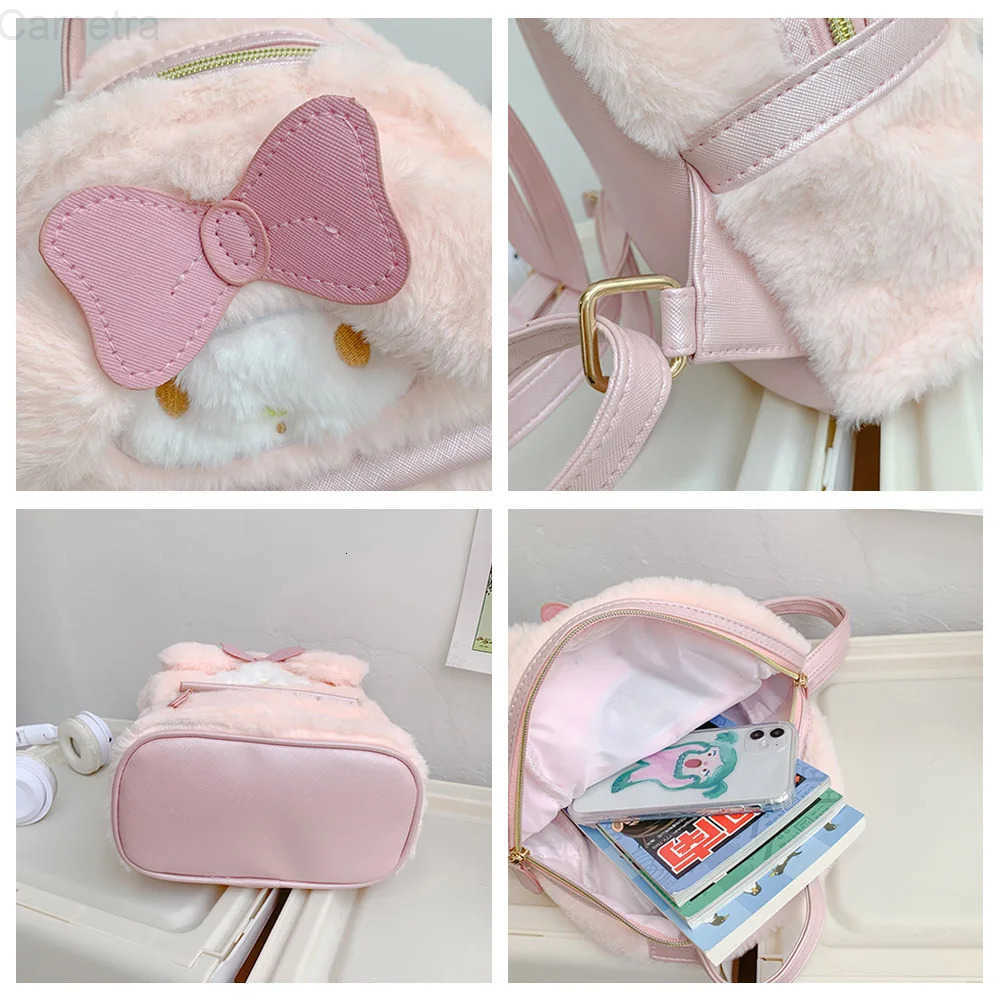 Sanrio Kawaii My Melody Cinnamoroll Anime Schoolbags Cute Cartoon Backpacks Fashion Satchel Womens Bagpacks Christmas Gifts For Girls H251216