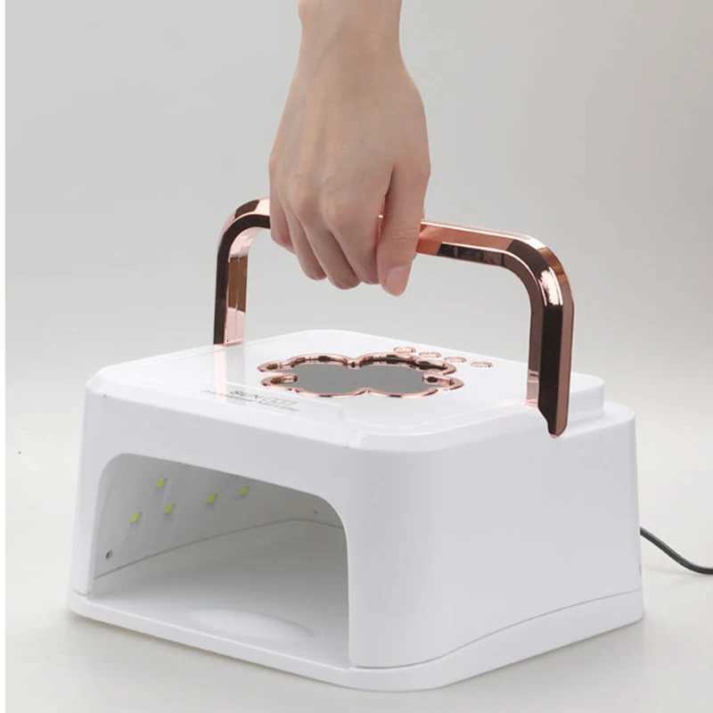 228W Nail Lamp Led UV Gel Polish Drying Lamp For Manicure With Automatic Sensor Cordless Nail Dryer Equipment And Manicure ToolsT251216