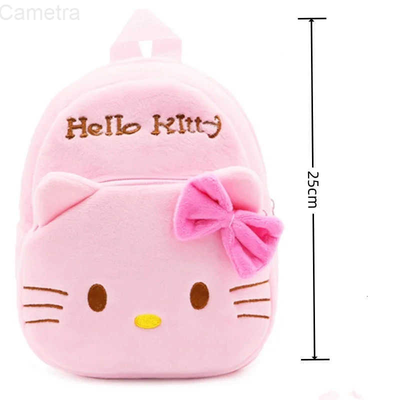 Sanrio Hello Kitty Plush Backpack Cartoon Anime Cute Backpack Kindergarten Schoolbag Baby Kawaii Backpack Cosplay Fashion Gifts H251216